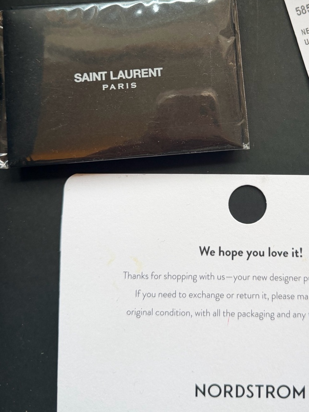 Saint Laurent Dark Beige Grain De Poudre Matelasse Mini Lou Camera Bag NWT/NIB - Picture 5 of 16